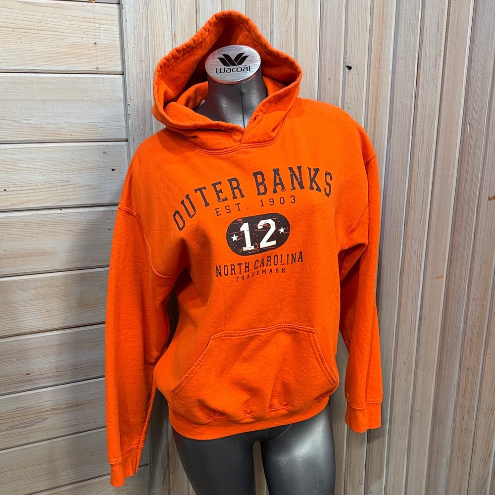 Gildan Orange Outer Banks Hoodie